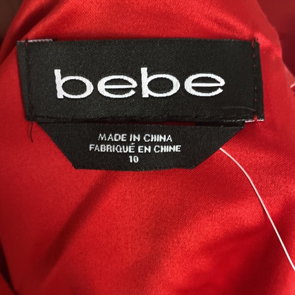 🎉HP🎉 NWT bebe ✨Cross back Skater Dress✨ Size 10 - Picture 6 of 6